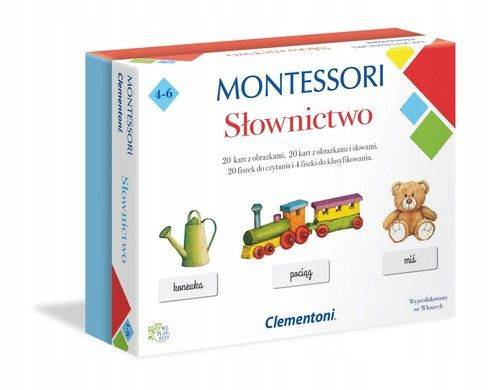 Clementoni Montessori Słownictwo