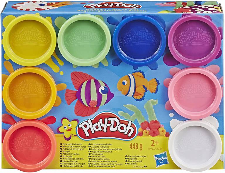 Masa plastyczna Play-Doh Tęcza E5062 8 sztuk